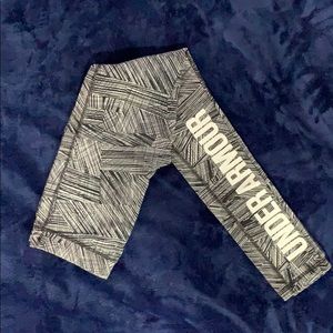 Under Armour, logo waistband leggings, size XS